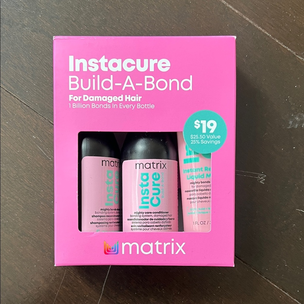 Matix Instacure Build-A-Bond Set - Pink and Black